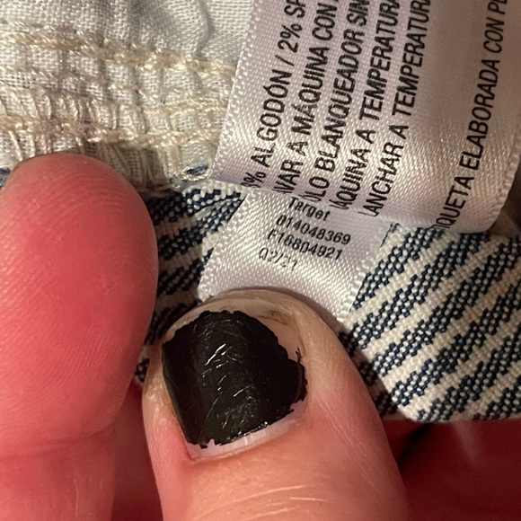 Universal thread nwt striped light wash paper bag waist jeans - Picture 7 of 11